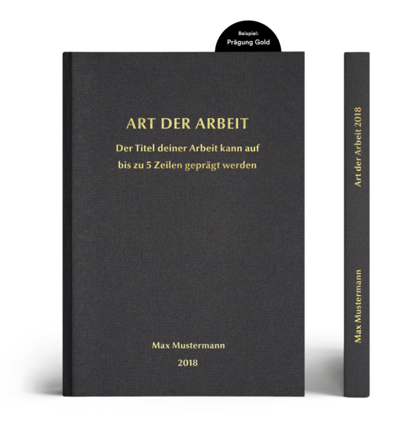 Premium Har­d­­co­­ver-Buch Leinen